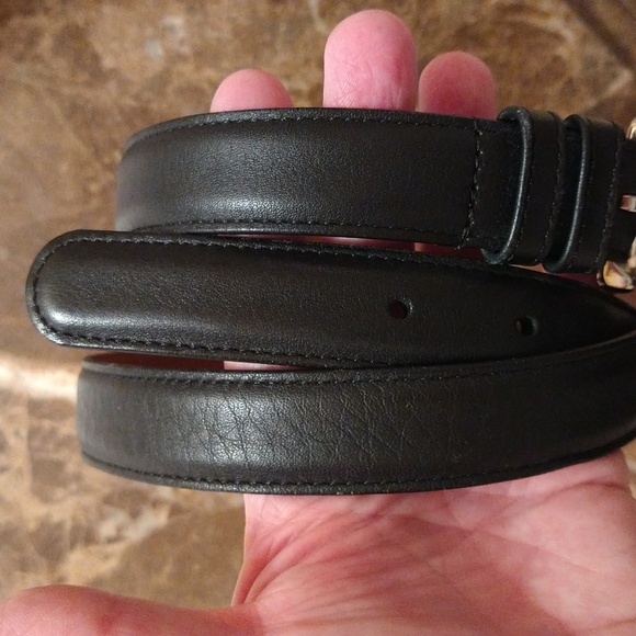 Vintage Coach black leather belt - 8504 - Picture 5 of 11